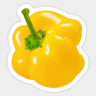 Fresh yellow pepper Sticker